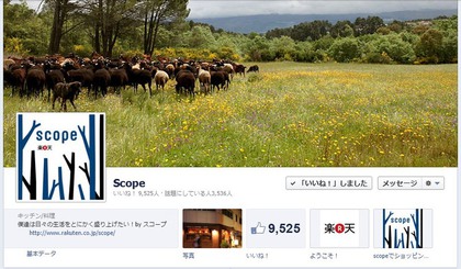 facebook 活用 事例 プロモーション Scope/有限会社スコープ