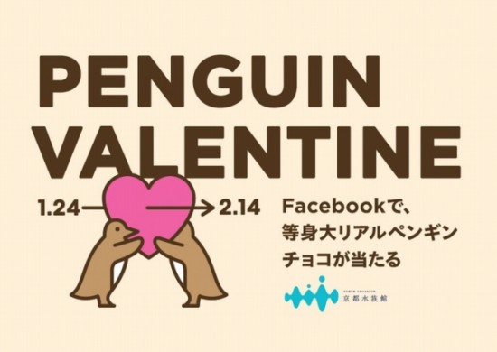 京都水族館　バレンタイン企画！パティシエ・藤本美弥さんが作る「等身大リアルペンギンチョコレート」