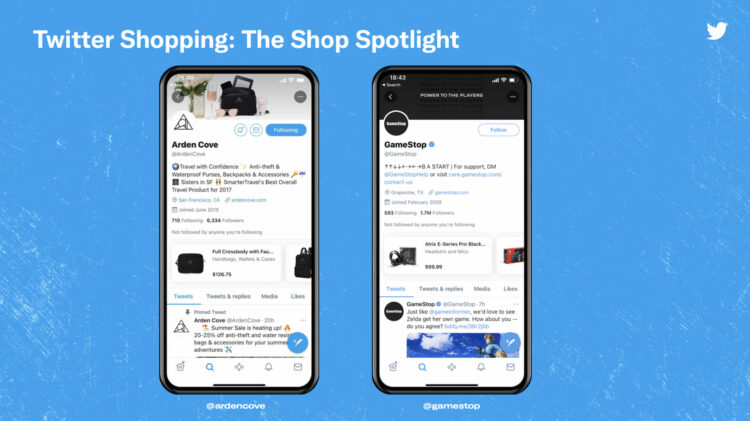 Twitter Shopping: Testing the Shop Spotlight