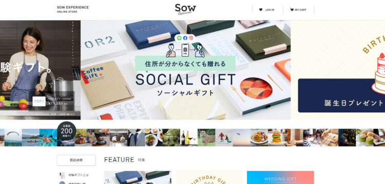 SOW EXPERIENCE ONLINE STORE